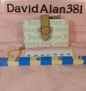 Juicy Couture w/ Brown Snap Flap Wallet #